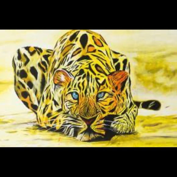 Deal Sunlight Yellow Leopard Top - Picture 4 of 4